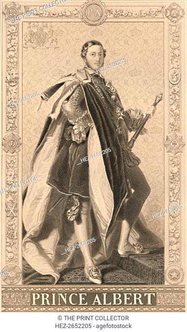 'Prince Albert', 1886. Albert, Queen Victoria's Prince Consort (1819-1861). After Franz Xaver Winterhalter (1805-1873). From Illustration of English and...