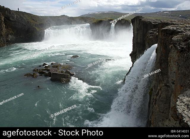 Godafoss Waterfall, Skjalfandafljot, Iceland, Europe
