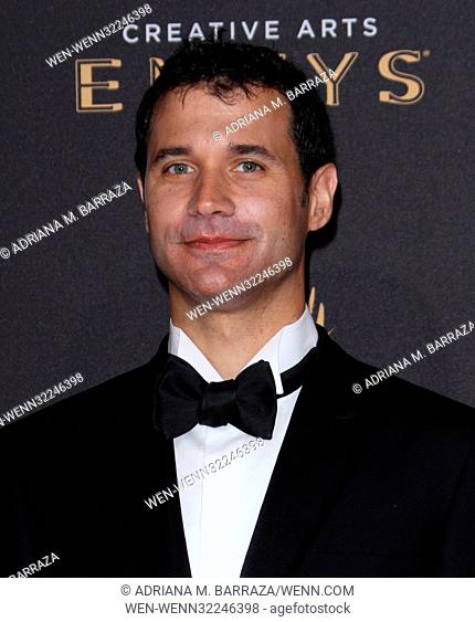 Creative Arts Emmy Awards 2017 Day 2 Arrivals held at the Microsoft Theatre L.A. LIVE in Los Angeles, California. Featuring: Ramin Djawadi Where: Los Angeles