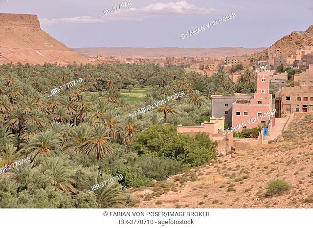 View of the Todhra Gorge, near Zaouia-Sidi-Abdelali, Morocco
