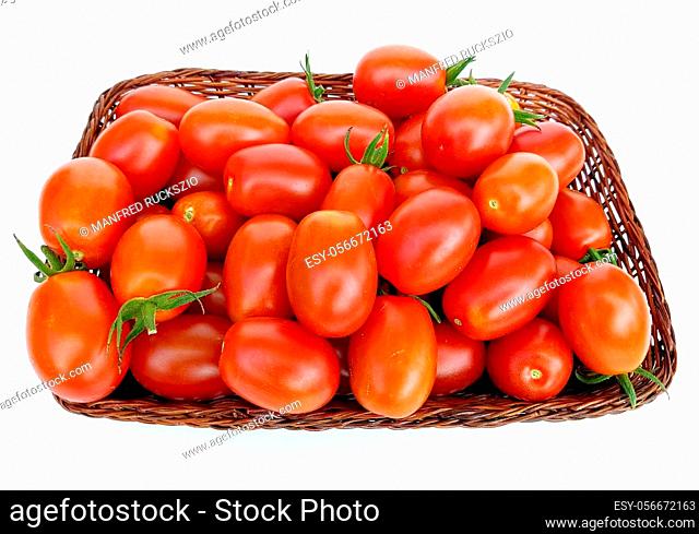 Pflaumentomate, Pflaumen-Buschtomate, Ravello, Tomate, Lycopersicon, esculentum