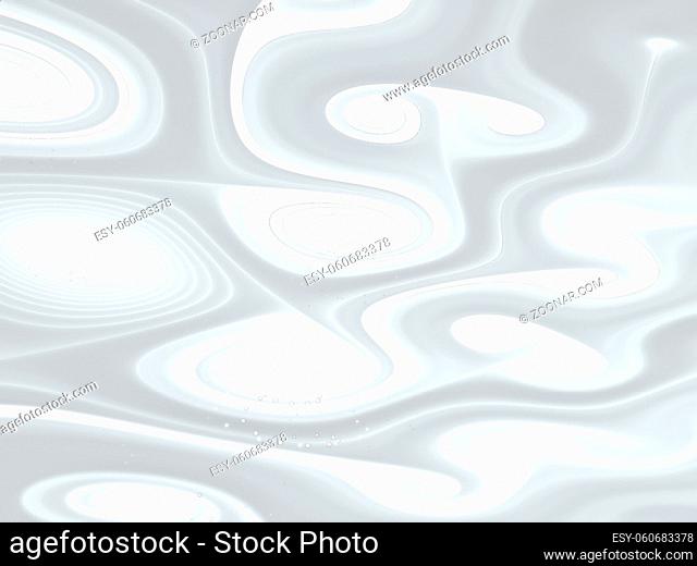 Abstract pattern with gnarled spirals - computer-generated image. Fractal art: blurred background with marbleized effect