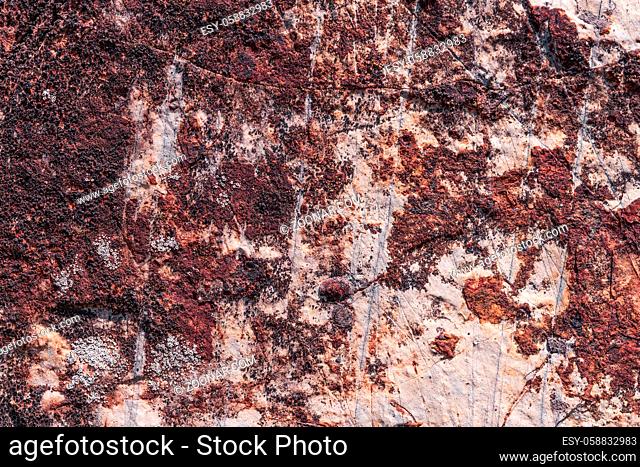 Natural red stone texture, concept abstract and background