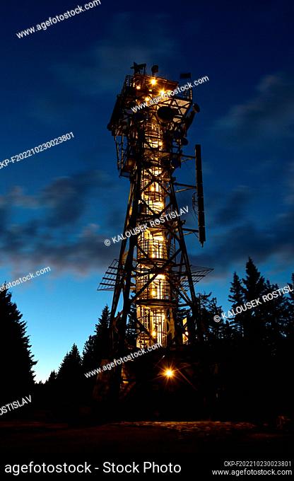 Observation tower Panorama on Cerna hora in the Giant Mountains, Czech Republic, 2022. (CTK Photo/Rostislav Kalousek)