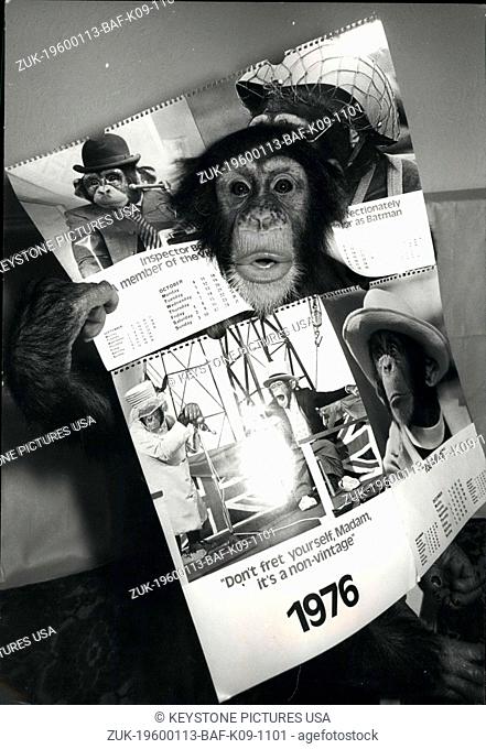 1976 - Nobby And Choppers Calendar For 1976: With the end of the famous Pirelli Calendar and their lovely girls, the famous Twyeress Zoo Chimps Noddy and...