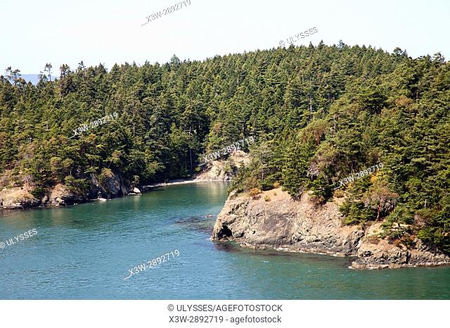 Deception Pass and Deception State Park, Fidalgo Island and Whidbay Island, State of Washington, USA, America