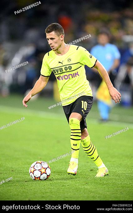 Thorgan HAZARD (DO) Action, Soccer Champions League, Preliminary Round 2nd Matchday, Borussia Dortmund (DO) - Sporting Lisbon (LIS) 1: 0