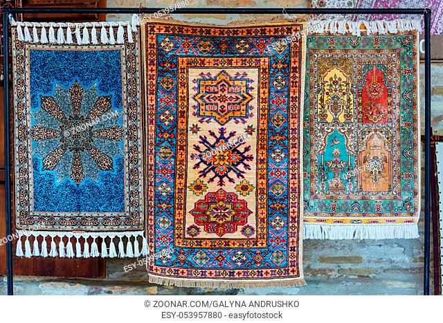 Carpet shop in Bukhara, Uzbekistan