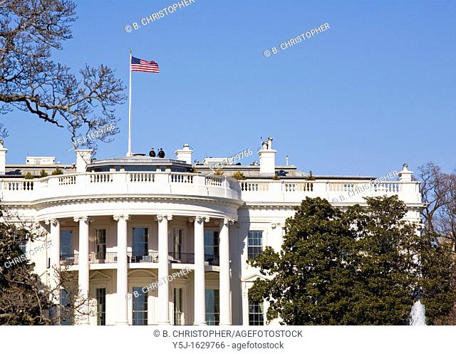 The White House - South portico, Washington DC