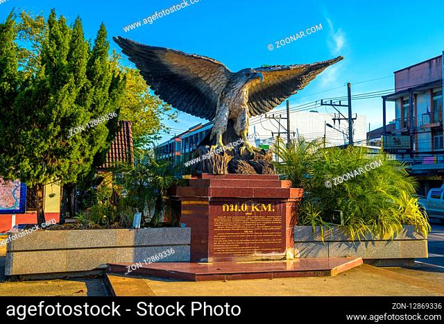 Krabi Town, Thailand Monument of eagle