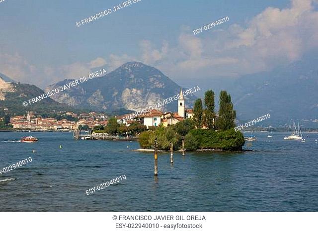 The fishermen island, Borromean Islands, Lake Maggiore, Piedmont, Italy
