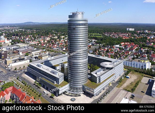 Building complex, Business Tower Nuremberg, BTN, height 135m, Nürnberger Versicherung, Ostendstr. 100, district Tullnau, Nuremberg, Middle Franconia, Franconia