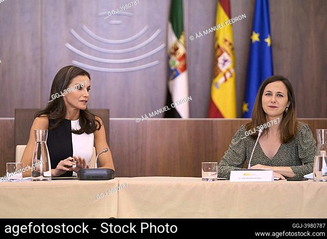Queen Letizia of Spain, Ione Belarra attends Presidency of the 30th meeting of the Council of the Royal Board of Trustees on Disability and of the 'Queen...