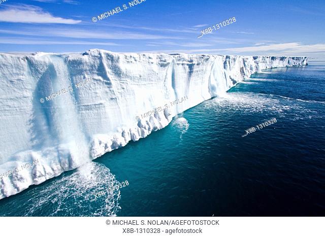 Views of Austfonna, an ice cap located on Nordaustlandet in the Svalbard archipelago in Norway  MORE INFO Austfonna is the largest ice cap by area and with 1