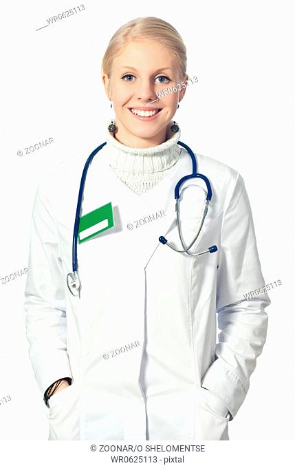 Beautiful young doctor