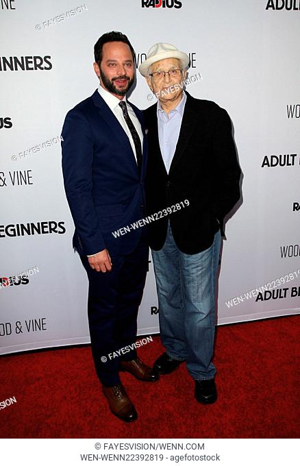Los Angeles premiere of 'Adult Beginners' at the ArcLight Hollywood Featuring: Nick Kroll, Norman Lear Where: Hollywood, California