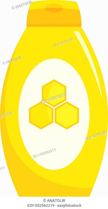 Honey cream icon. Flat illustration of honey cream vector icon for web isolated on white