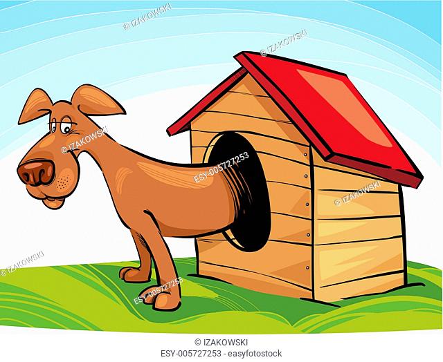 Dog in Doghouse