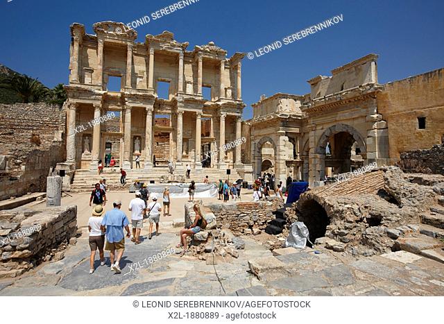 Celsus Library  Ephesus Archaeological Site, Izmir province, Turkey