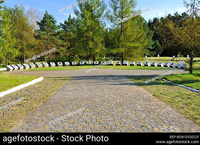 Martial cemetery from World War II. Torun, Kuyavian-Pomeranian Voivodeship, Poland