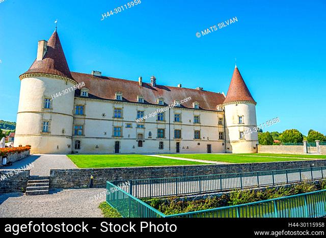 Castle in Chailly sur Armancon in Bourgogne, France