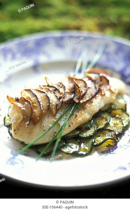 John Dory fillet with ceps