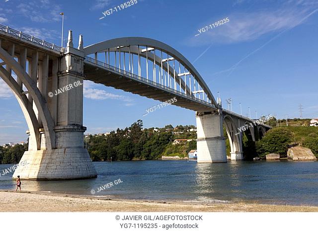 Bridge of Pedrido, Ria of Betanzos, La Coruña, Galicia, Spain