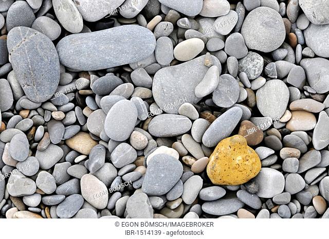 Pebble beach, Nice, France, Europe