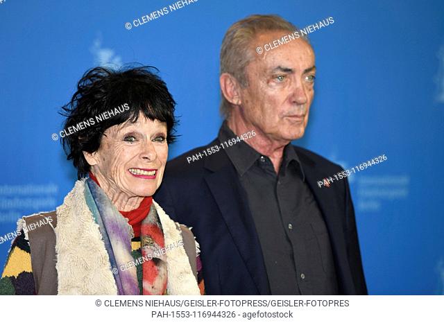 Geraldine Chaplin and Udo Kier during the 'Holy Beasts / La Fiera y La Fiesta' photocall at the 69th Berlin International Film Festival / Berlinale 2019 at...
