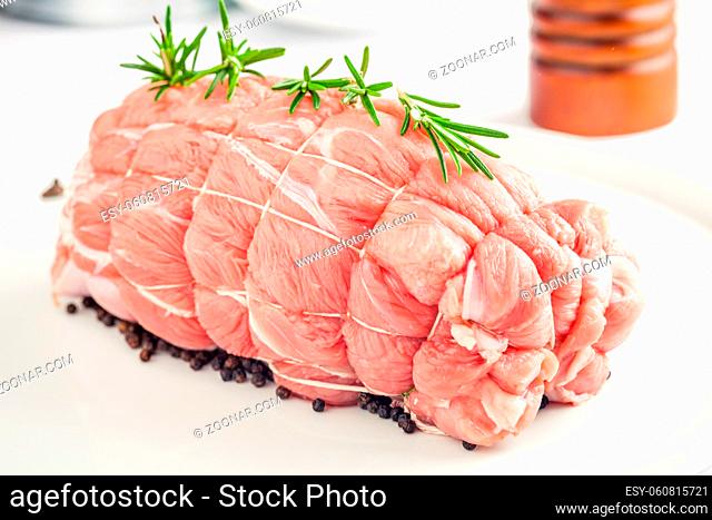 Fresh Roast of Veal. High Quality photo