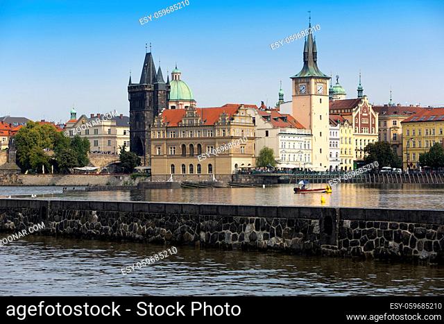 Prague - the old city and Vltava Embankment, the Czech Republic