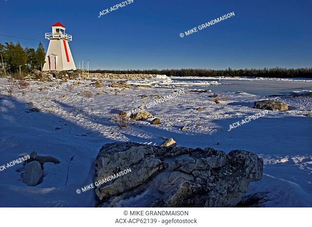 Lighthouse on Georgian Bay, South Baymouth, Manitoulin Island, Ontario, Canada