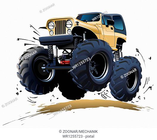 Cartoon Monster Truck
