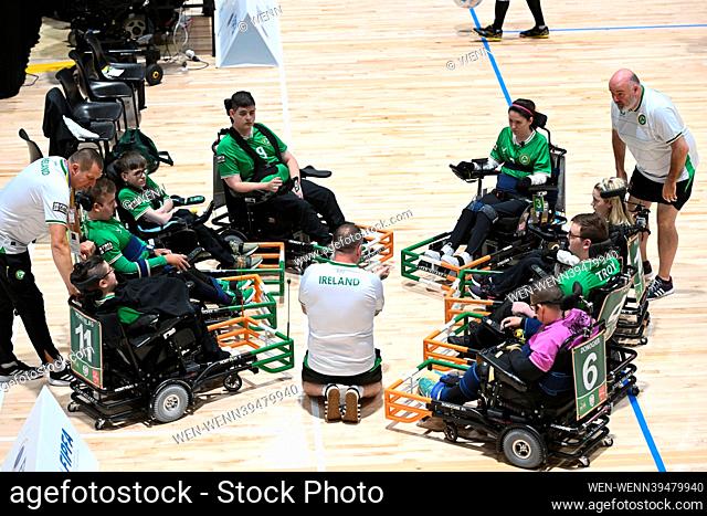 France remain unbeaten throughout the preliminary rounds of the 2023 FIPFA Powerchair World Cup in Sydney Australia Featuring: Atmosphere Where: Sydney