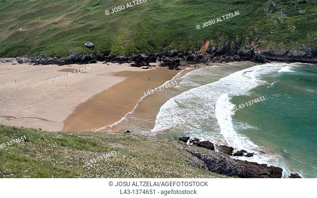 Beach of Sonabia, province of cantabria, spain