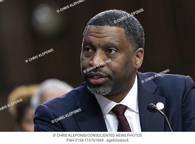 Derrick Johnson, President and Chief Executive Officer.NAACP participates in a confirmation hearing of William Barr to be the United States Attorney General