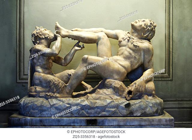 Statue of an attendant removing a thorn from his master's sole, Sistine Chapel, Vatican Museum, Rome, Italy