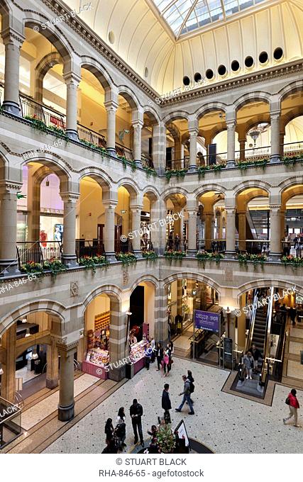 The Magna Plaza shopping centre, Amsterdam, North Holland, The Netherlands, Europe