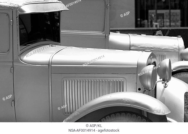 Older model car in New York City