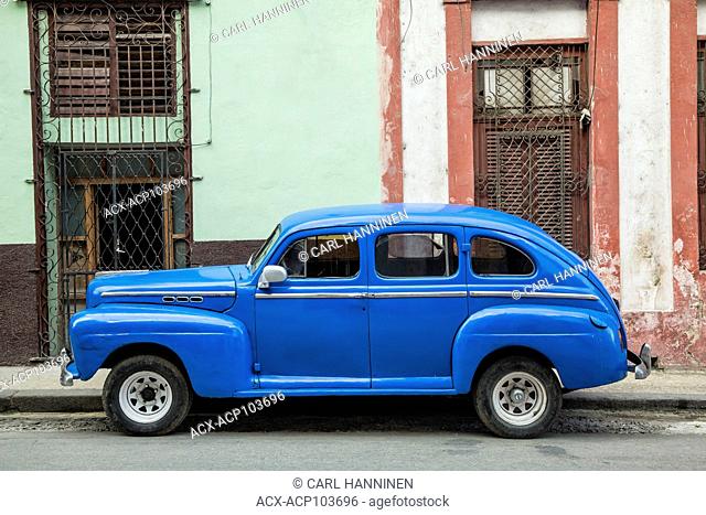Classic car, late-1940s Ford, Havana, Cuba