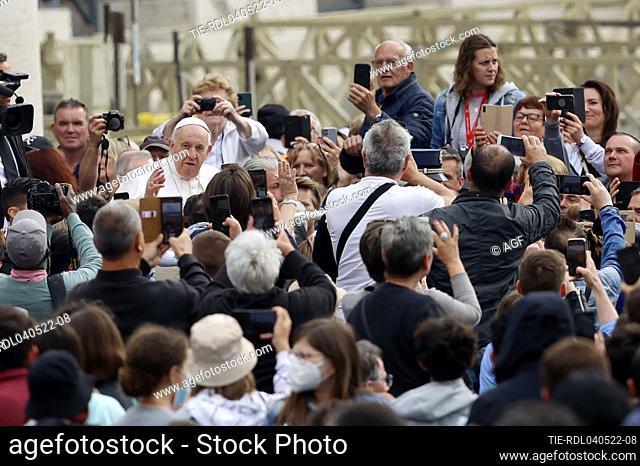 Pope Francis Wednesday General Audience, Vatican City State - 04 May 2022