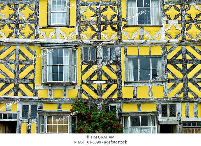 Tudor style timber-framed house in Corve Street, Ludlow, Shropshire, UK