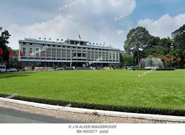 Reunification Palace, from 1955 to 1975 Independence Palace, famous landmark, Ho Chi Minh City, Vietnam