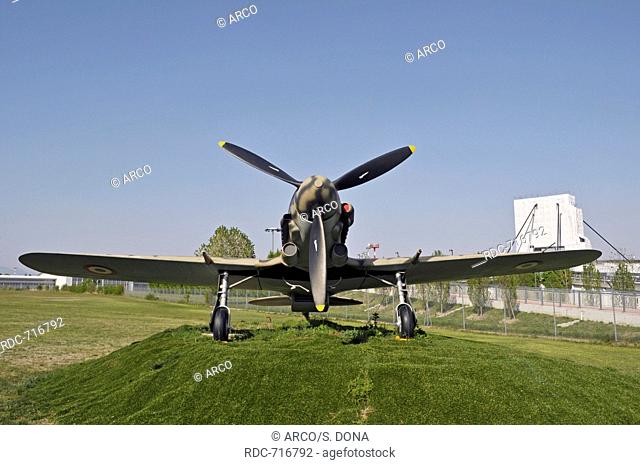 Aermacchi C. 205V, second World War Italian aircraft, Volandia Fly Museum, Malpensa, Varese, Italy