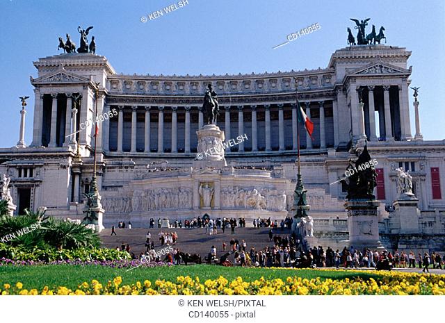 Monument to Vittorio Emanuele II. Rome. Italy