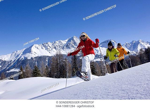 Schneeschuhlaufen in Savognin GR