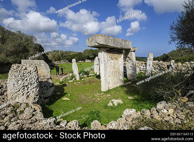 Talatí de Dalt prehistoric site, Maó, Menorca, Balearic Islands, Spain