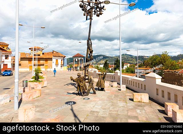 Cuenca Ecuador June 2018 this district was the first to be built in the city in 1557 and is visited for the panorama and for the craft shops that produce hats...