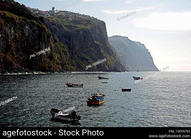 Rocky coast, Ribeira Brava, Madeira, Portugal, Europe