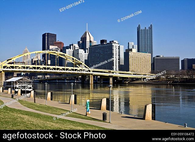 Skyscrapers in Downtown Pittsburgh, Pennsylvania